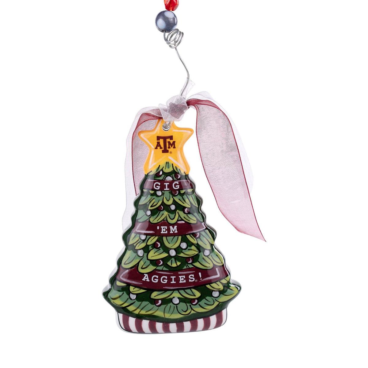 Texas A&amp;M Tree Puff Ornament