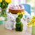 The Canton Christmas Shop 6" Grass Easter Bunny Figurine spring decor