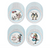The Canton Christmas Shop Alice in Wonderland Party Paper Plate Set with Alice Flamingo White Rabbit Tweedle Dee Tweedle Dum Mad Hatter We're All Mad Here Playing Cards Birthday Party Tea Party