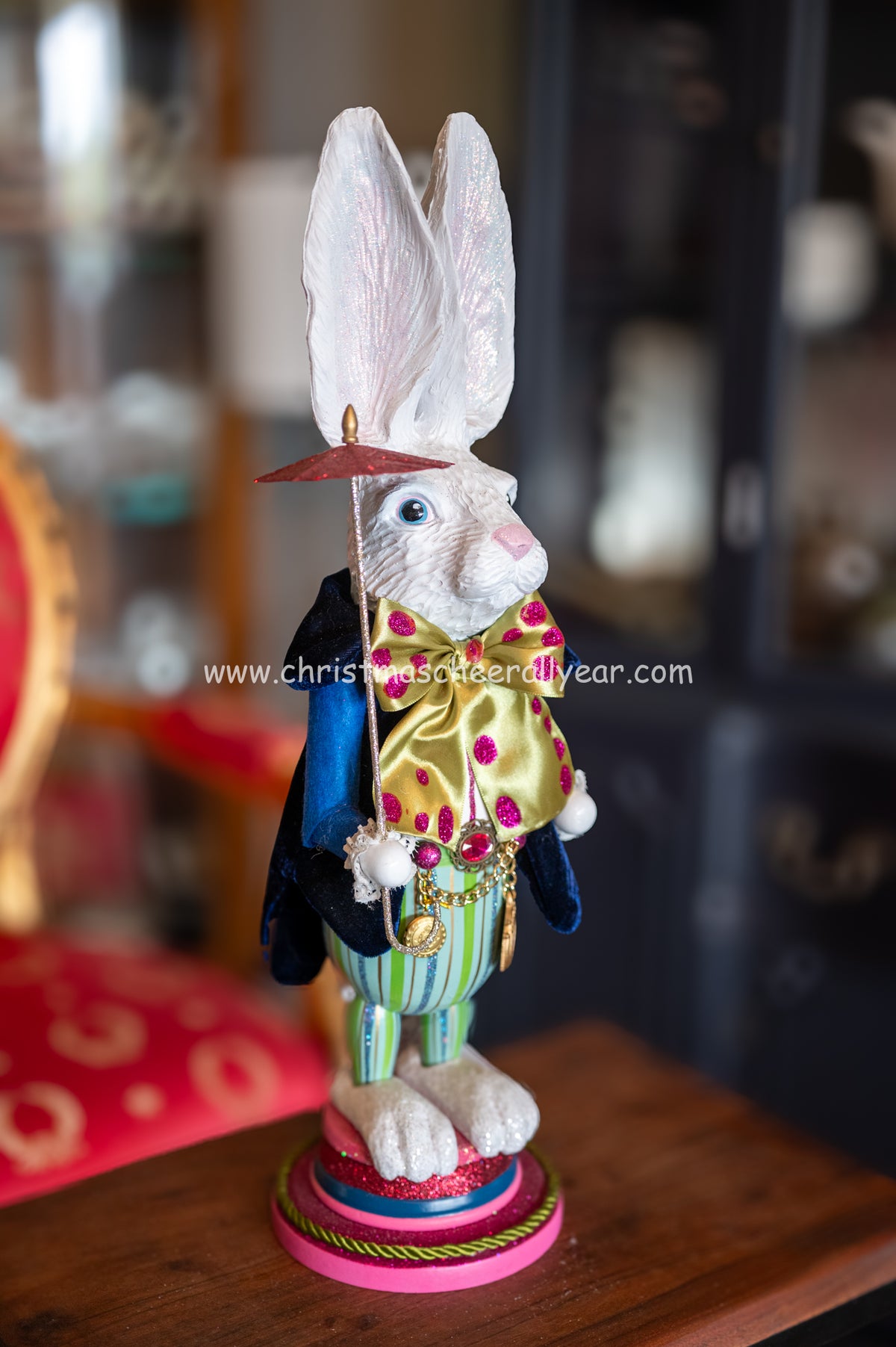 Nutcracker collections need the White Rabbit Nutcracker from Kurt Adler, available at Christmas Cheer All Year