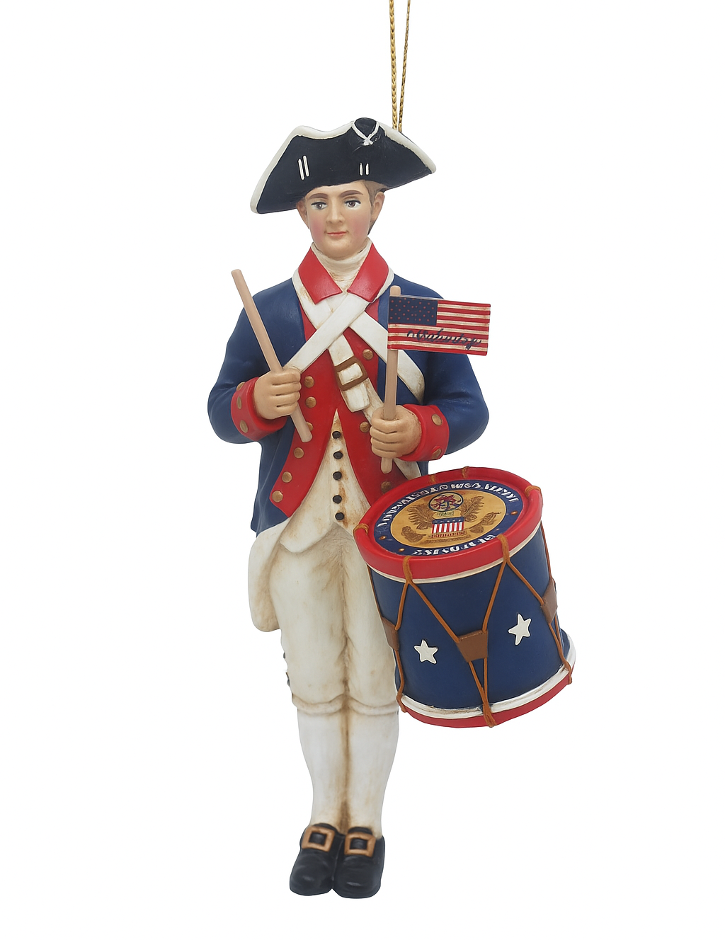 Christmas Cheer All Year America 250th Anniversary Minute Man Ornament Kurt Adler E1136