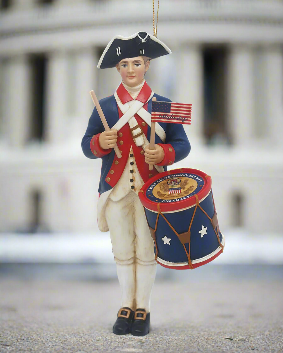Christmas Cheer All Year America 250th Anniversary Minute Man Ornament Kurt Adler E1136