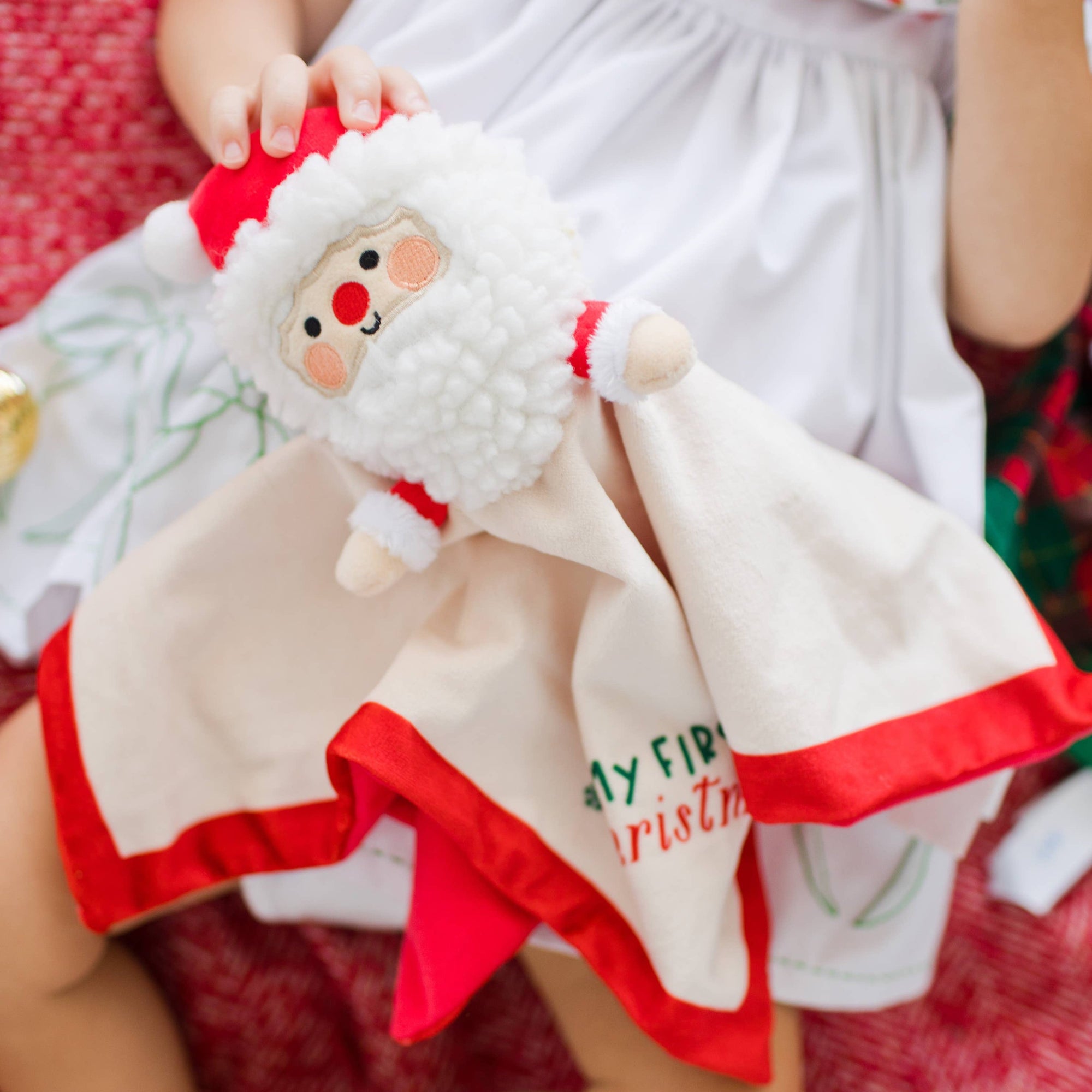 The Canton Christmas Shop Baby's First Christmas Santa Snuggle Blanket