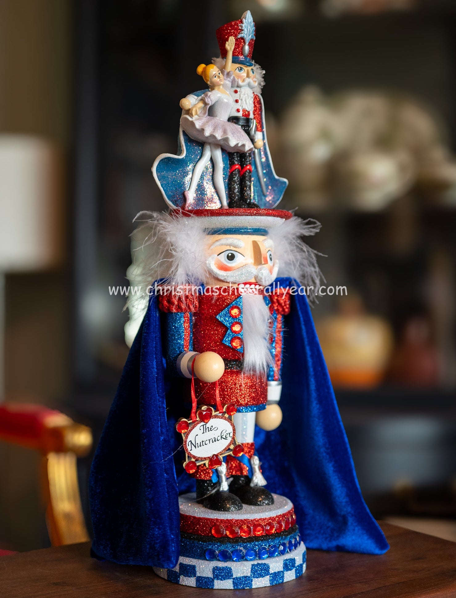 18" Hollywood Nutcrackers™ Ballerina With Prince Nutcracker