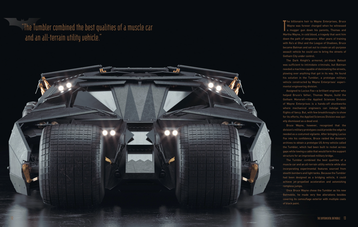 Batmobile Manual Inside the Dark Knights most iconic rides Christmas Cheer All year