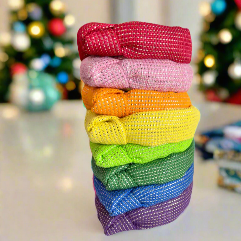 The Canton Christmas Shop Child Size Solid Tweed Headband by Brianna Cannon at the boutique