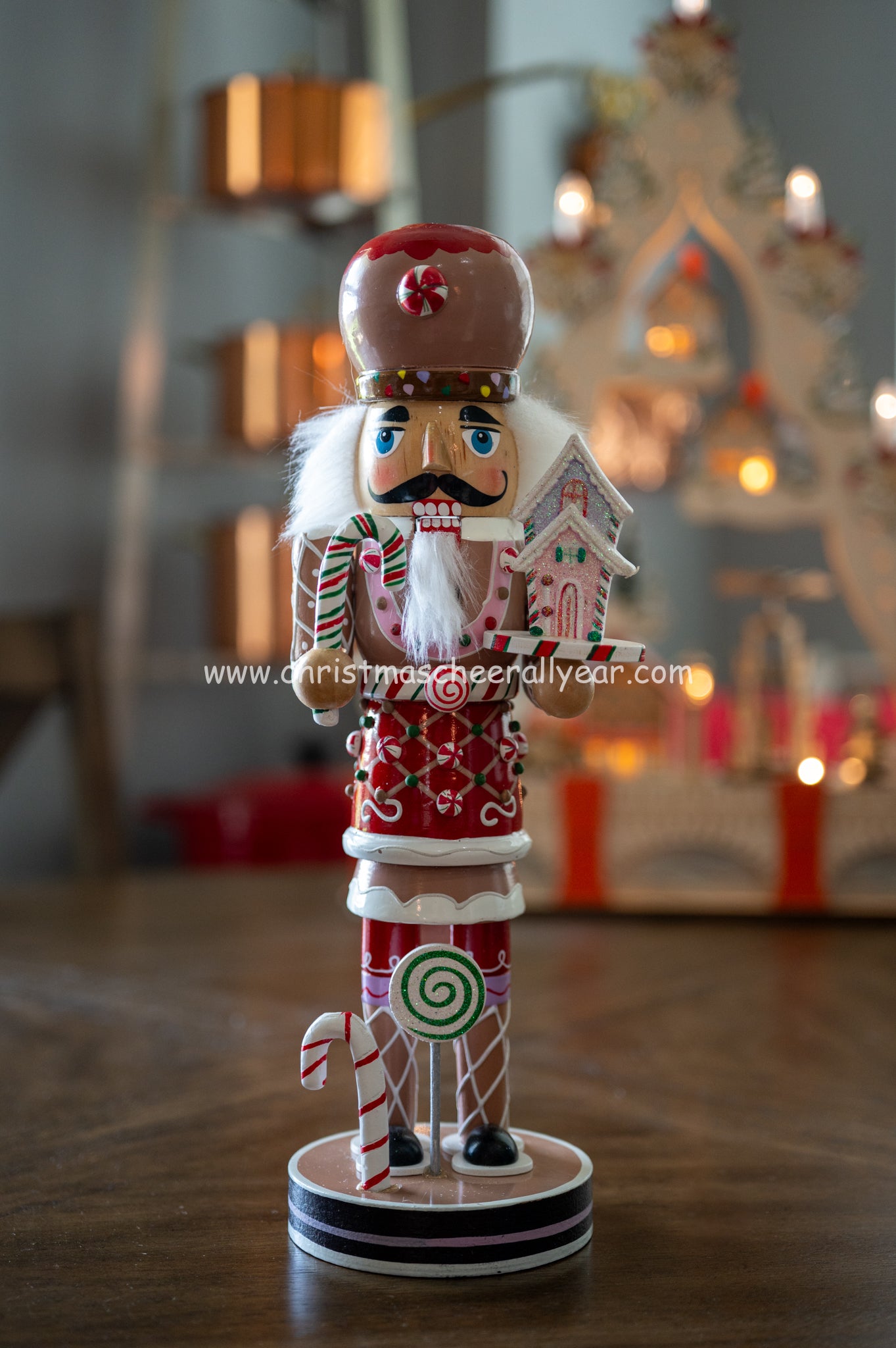 Highly detailed baker nutcracker to display all year