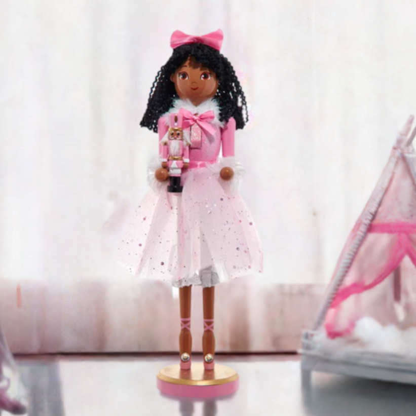 Christmas Cheer All Year 12" Black Clara Ballerina Nutcracker F2269 by Kurt Adler Nutcracker Ballet