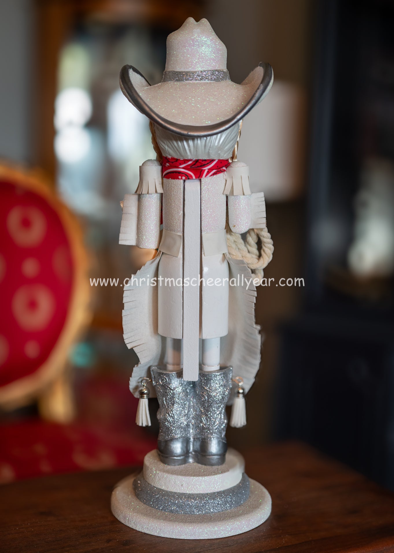 Kurt Adler detailed cowgirl nutcracker at the online store Christmas Cheer All Year