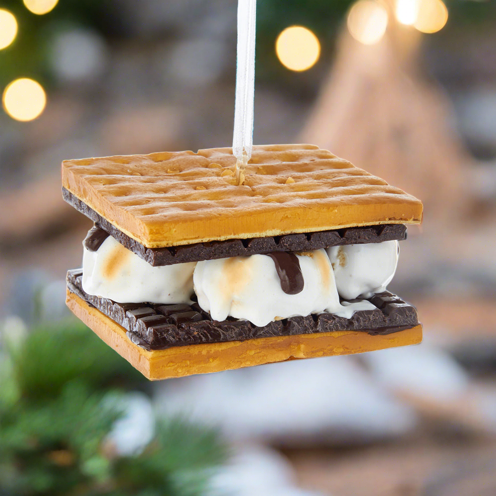 The Canton Christmas Shop s'mores foam ornament by Kurt Adler