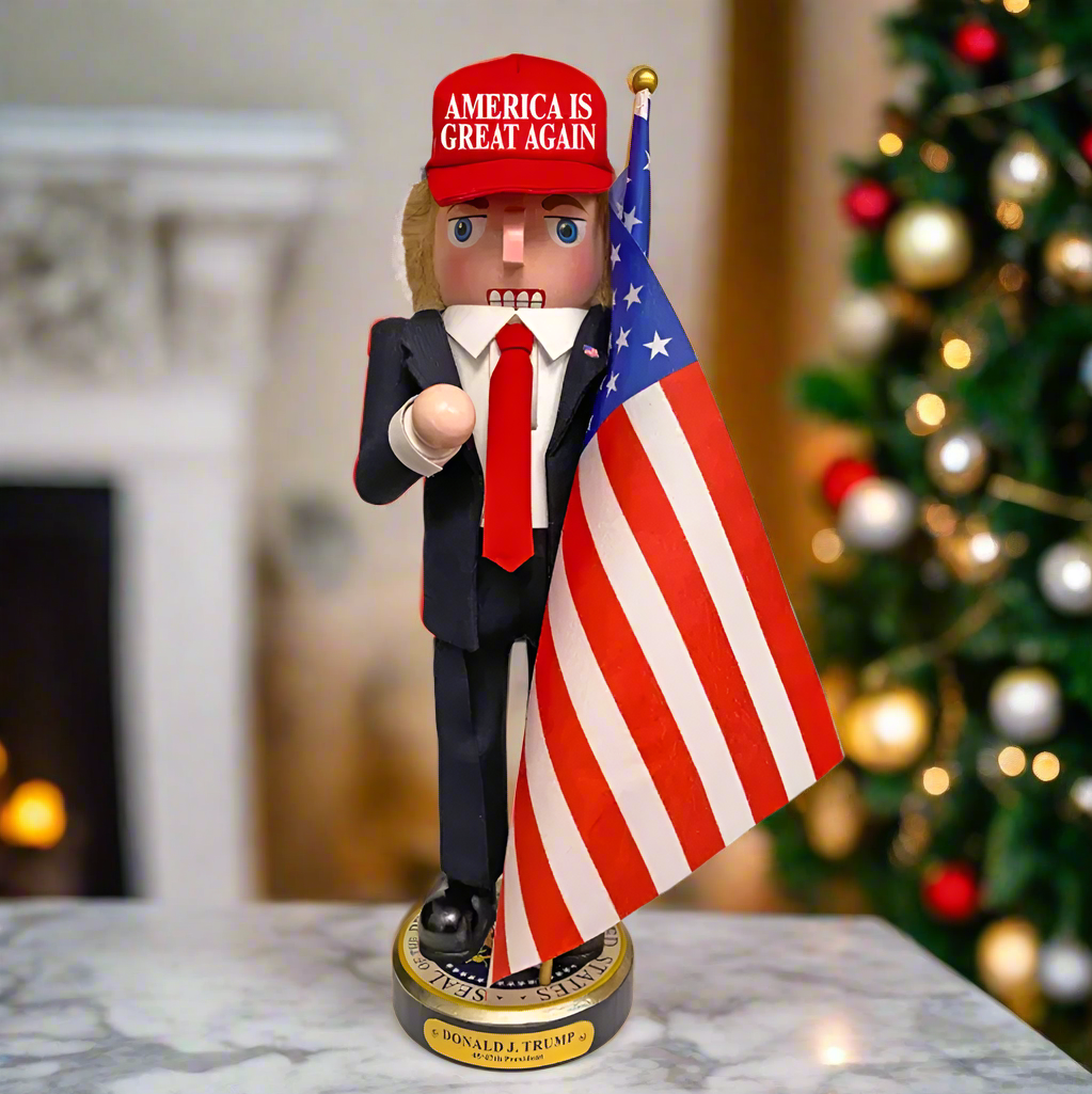 Christmas Cheer All Year Donald J. Trump Presidential Nutcracker Kurt Adler G5013