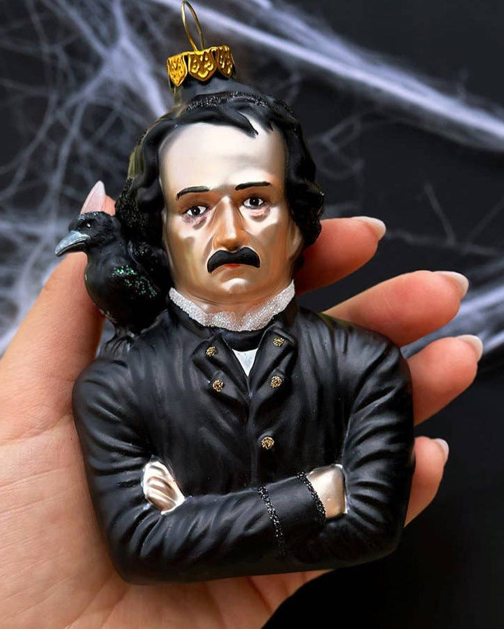 Christmas Cheer All Year Christmas Store Edgar Allen Poe Ornament