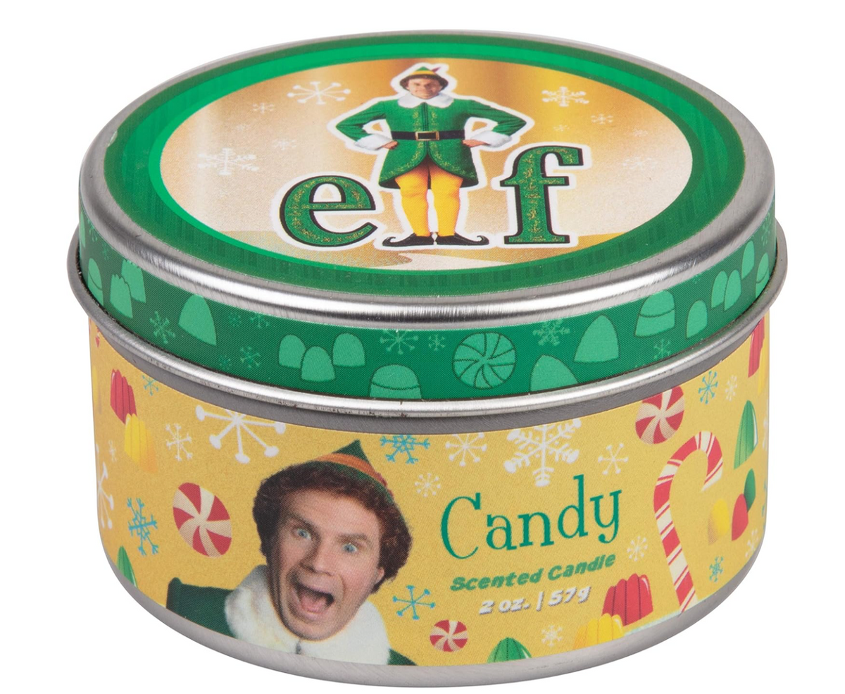 Christmas Cheer All Year Elf The Movie Scented Candles Candy Cane Maple Syrup Candy Corn Will Ferrell
