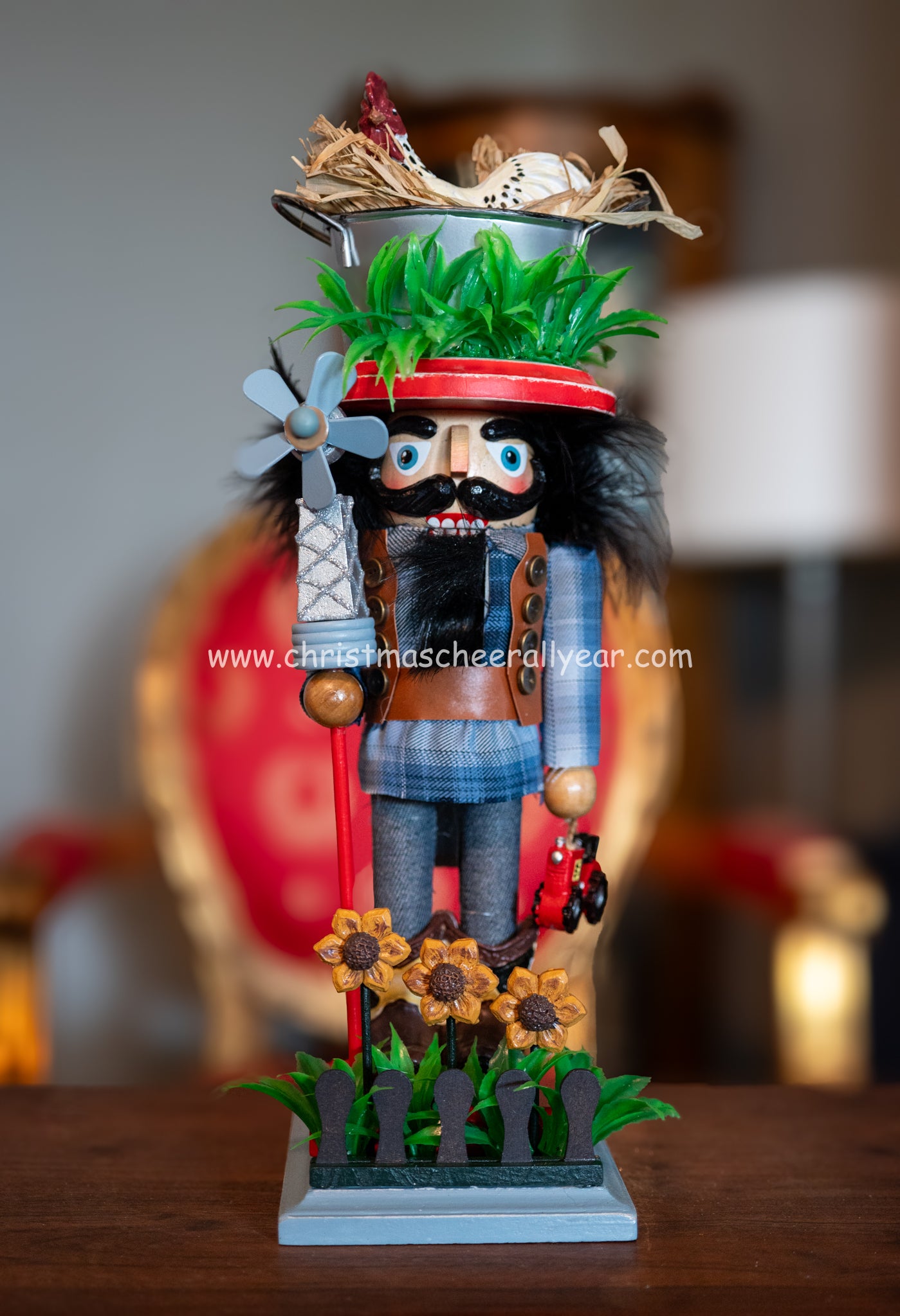Kurt Adler Farmer Nutcracker Christmas Cheer All Year store