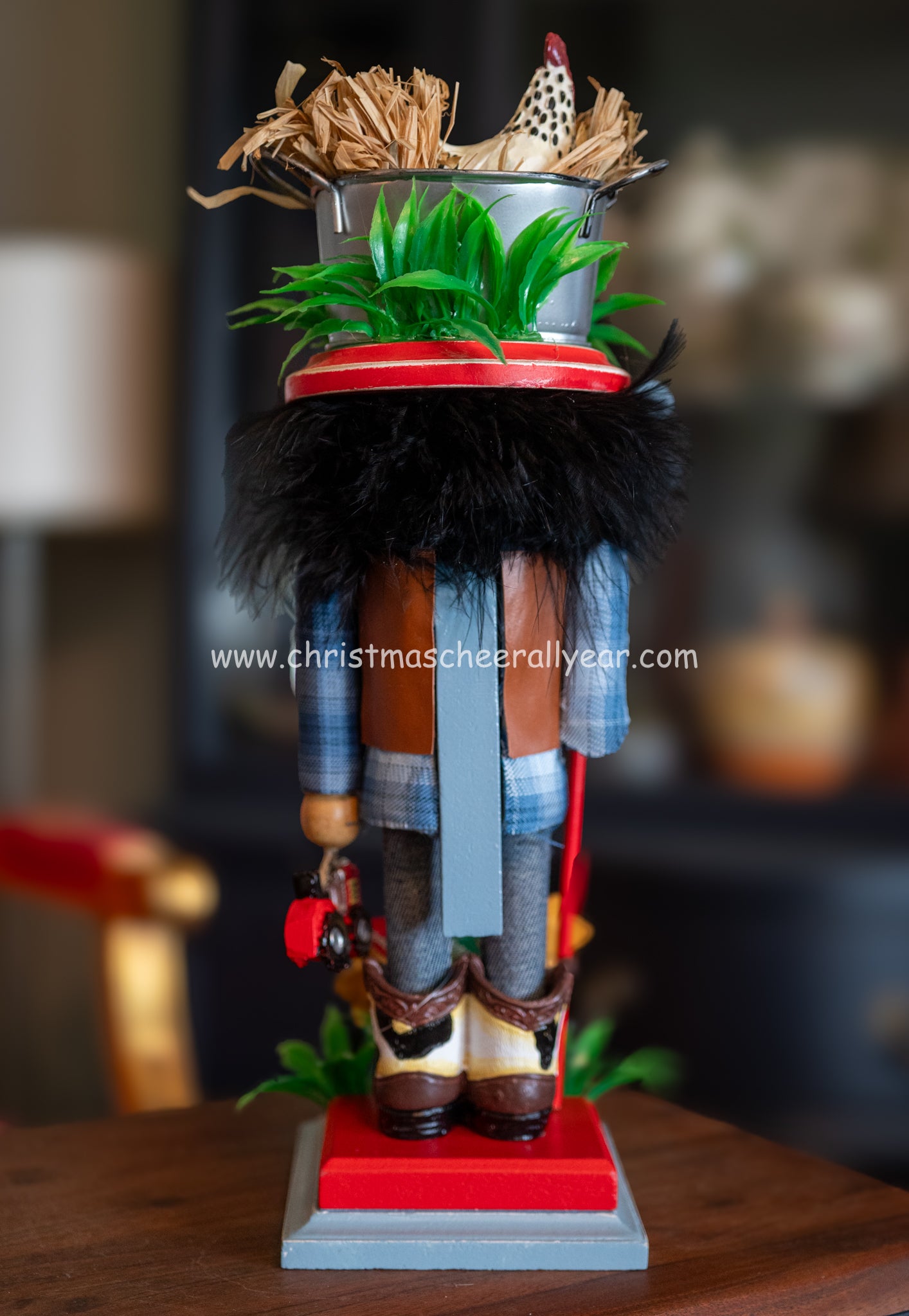 Christmas Cheer All Year Farmer nutcracker