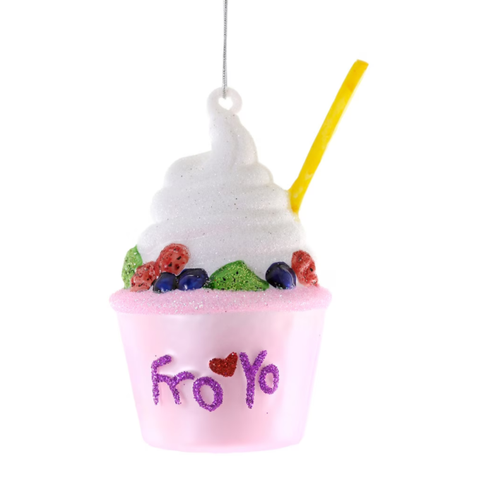 The Canton Christmas Shop Fro Yo Frozen Yogurt Ornament by Cody Foster