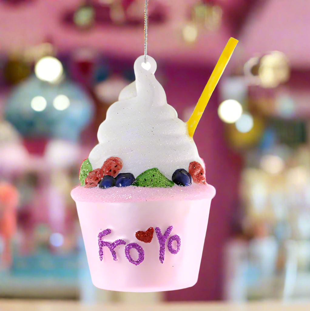 The Canton Christmas Shop Fro Yo Frozen Yogurt Ornament by Cody Foster