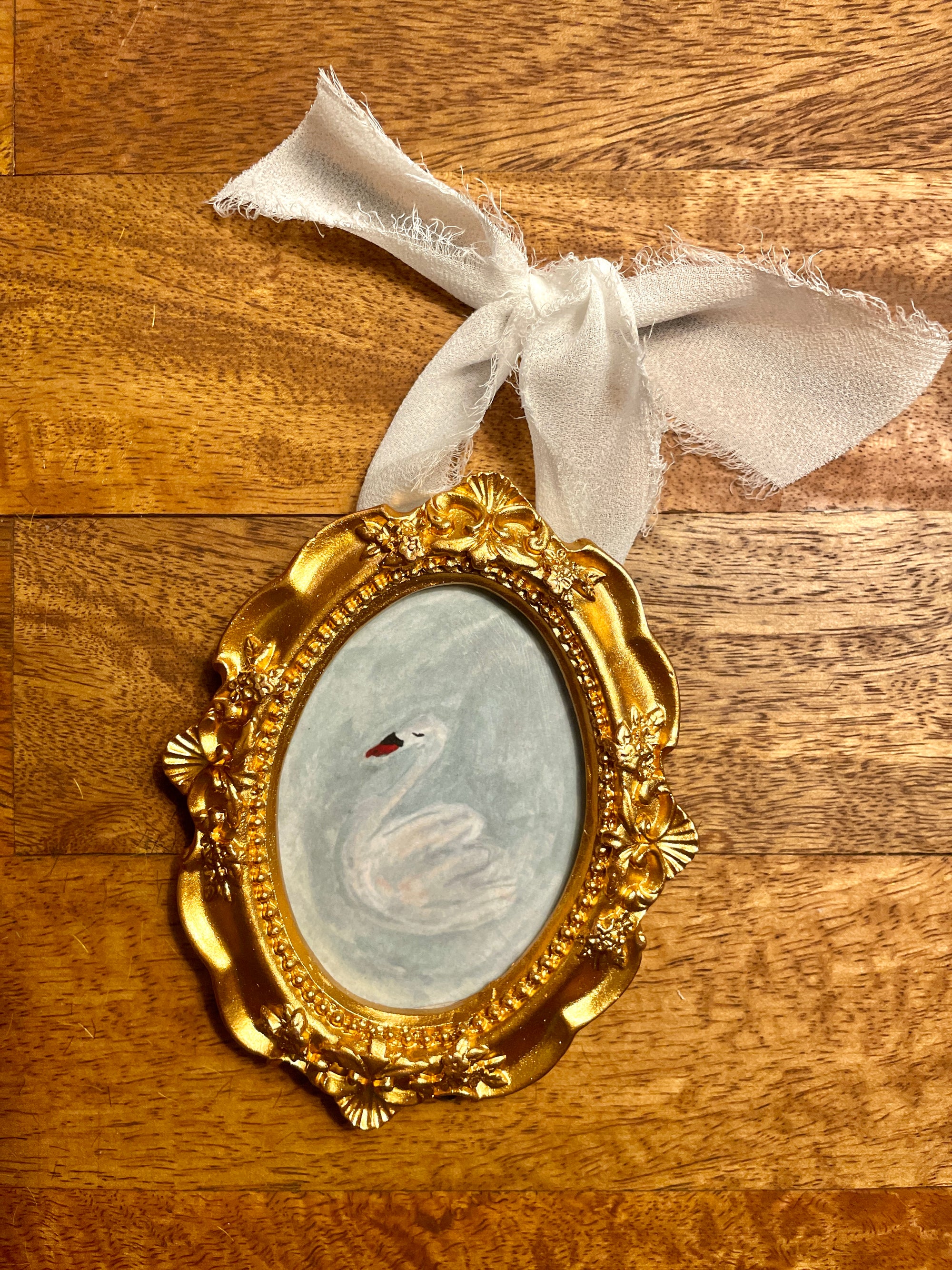 Vintage Style Gilded Frame  Ornament, asstd.