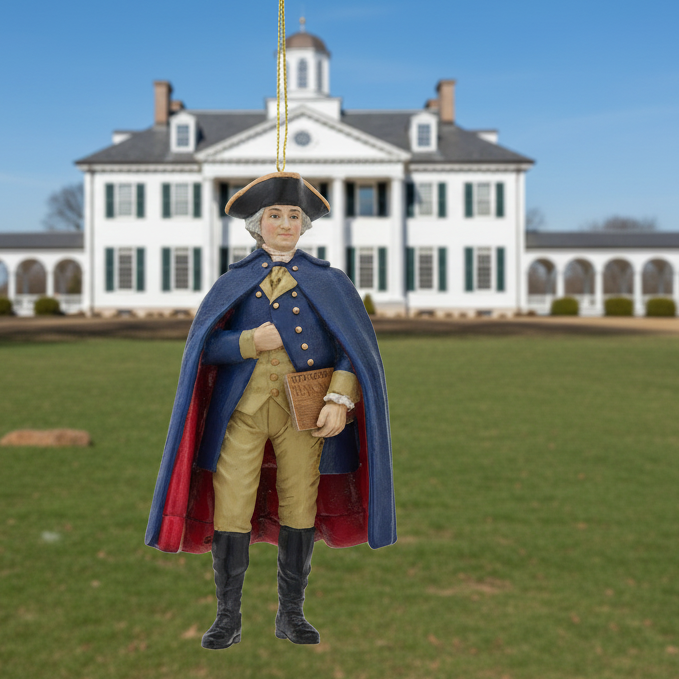 Christmas Cheer All Year George Washginton 250th USA Birthday ornament by Kurt Adler