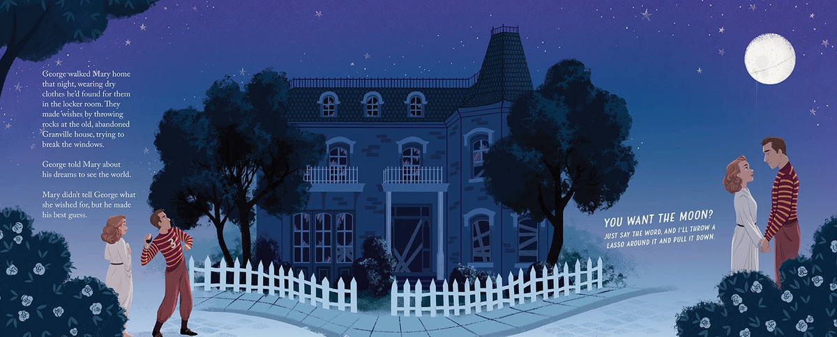 'It's a Wonderful Life' Illustrated Holiday Book Christmas Cheer All Year