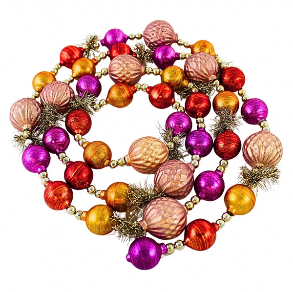 Cody Foster Heirloom Glass Ball Garland - Thumbnail 2