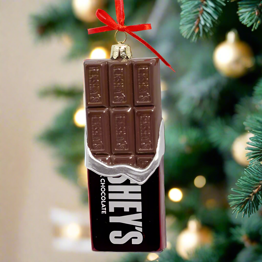 Christmas Cheer All Year Hershey's™ Glass Chocolate Bar Ornament
by Kurt Adler