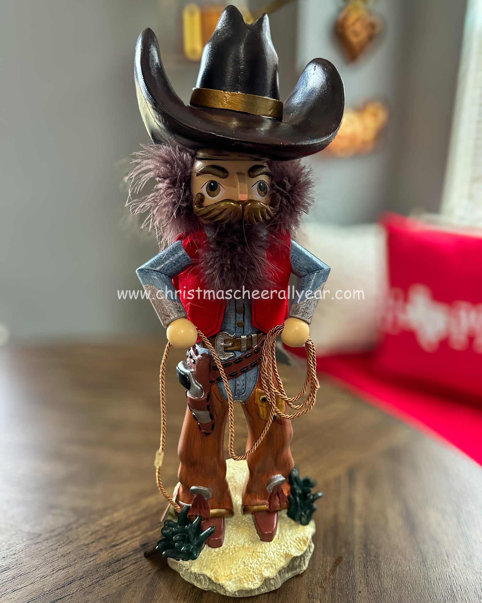 Christmas Cheer All Year online Christmas store has cowboy nutcracker