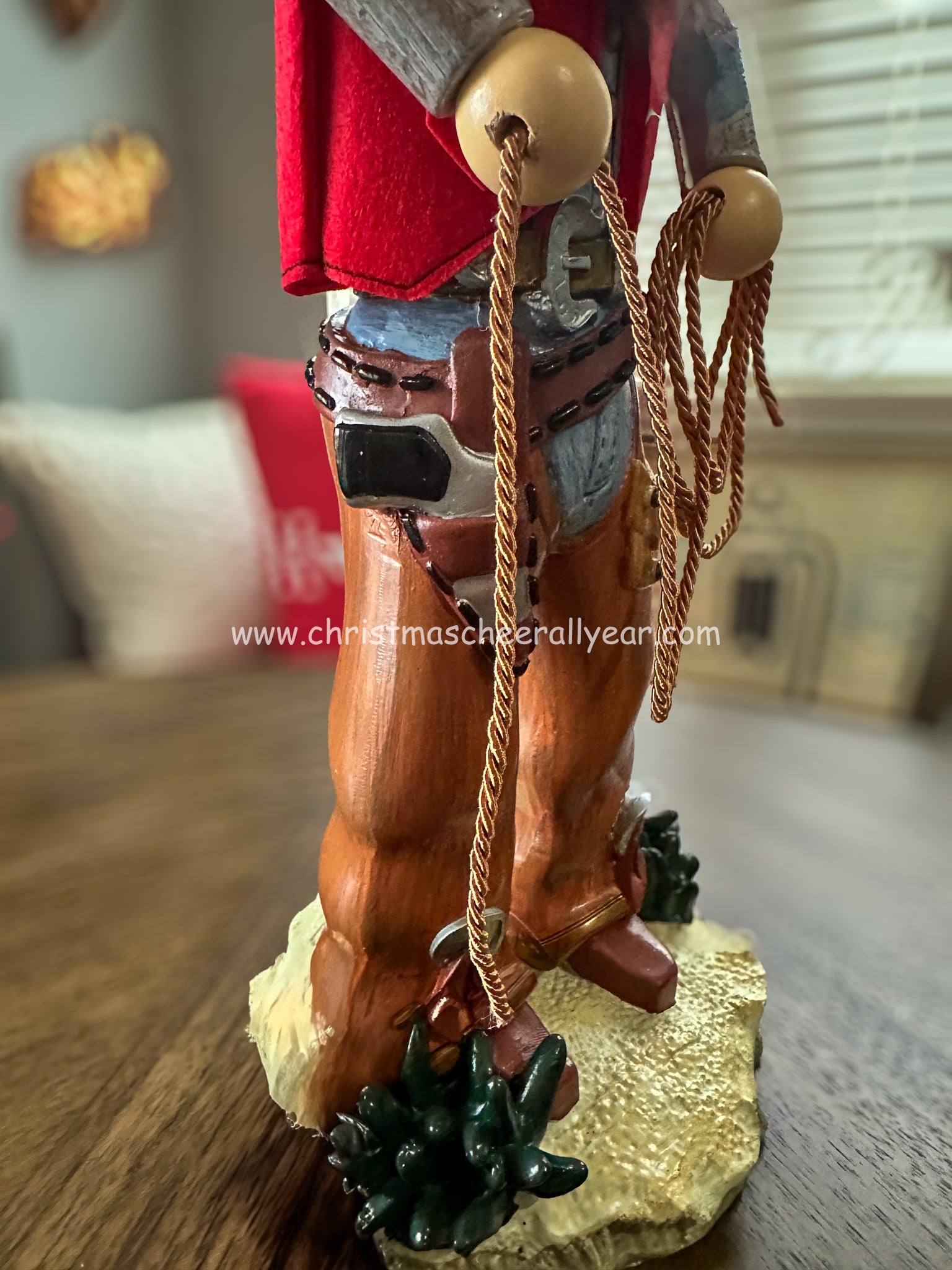 Nutcrackers for all year with this Kurt Adler cowboy nutcracker available at Christmas Cheer All Year