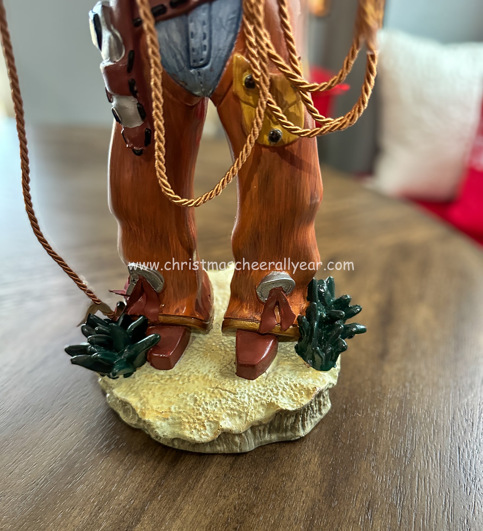 Nutcrackers for all seasons with this cowboy nutcracker available online at Christmas Cheer All Year