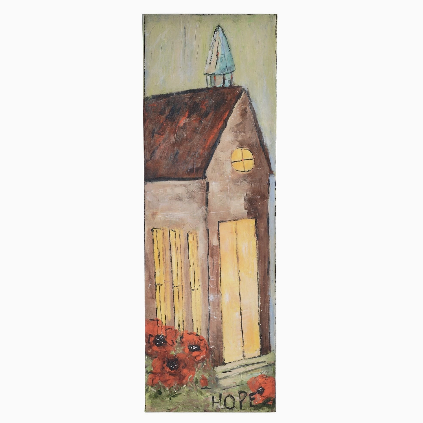 Christmas Cheer All Year Hope Church Canvas by Glory Haus Living Room Bedroom Easter Jesus Church Steeple
