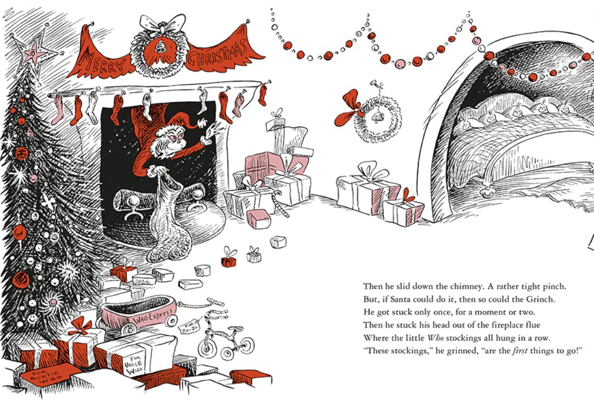 'How The Grinch Stole Christmas!' by Dr. Seuss book Christmas Cheer All Year