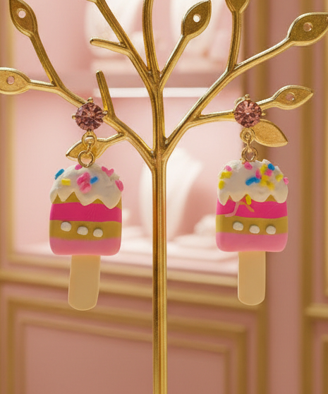 Amanda Bright Designs Ice Cream Popsicle Earrings