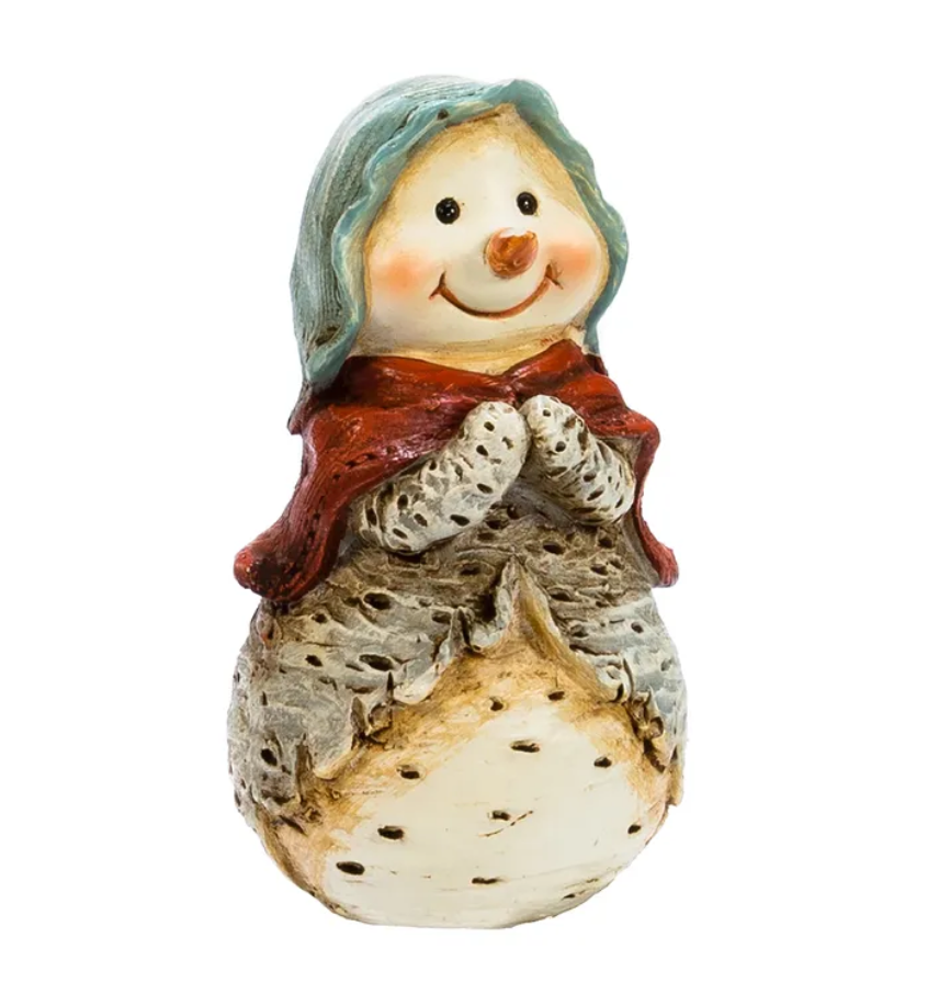 Christmas Cheer All Year snowman nativity set of seven rustic christmas Kurt Adler J7344