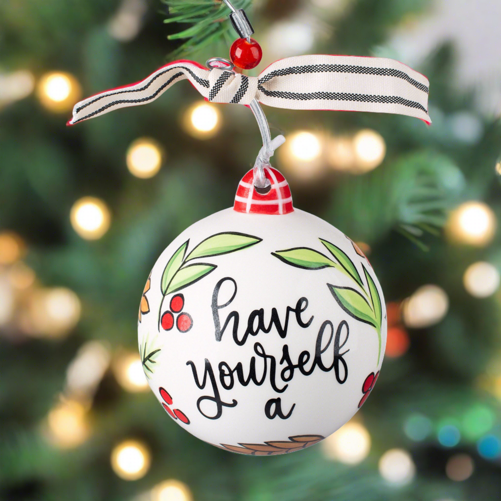 The Canton Christmas Shop Have Yourself a Merry Little Christmas Ornament by Glory Haus Reverse Side