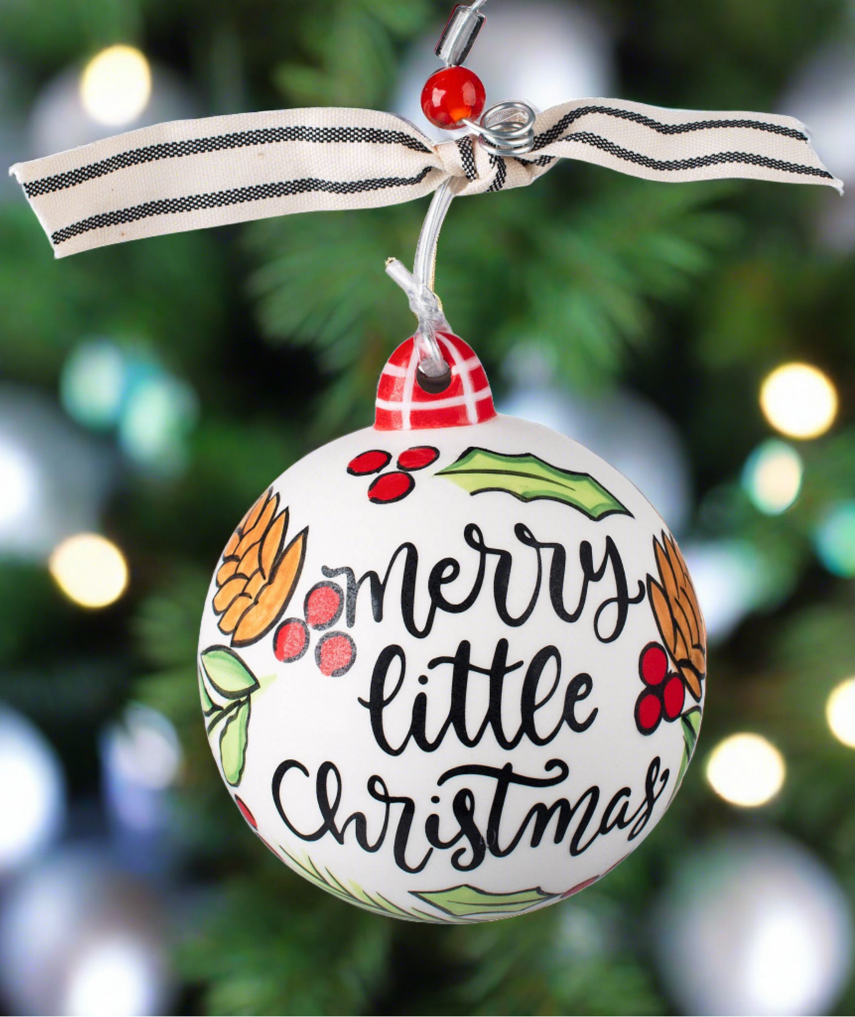 Christmas Cheer All Year Have Yourself a Merry Little Christmas Ornament by Glory Haus Reverse Side
