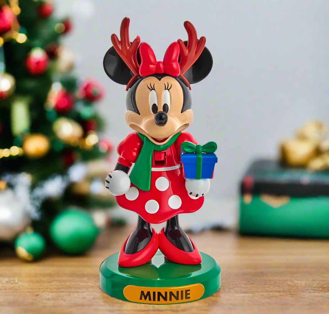 Christmas Cheer All Year Minnie Mouse 6" Nutcracker Disney Kurt Adler