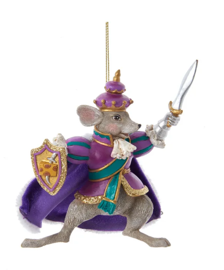 Christmas Cheer All year 5" Mouse King Ornament by Kurt Adler
