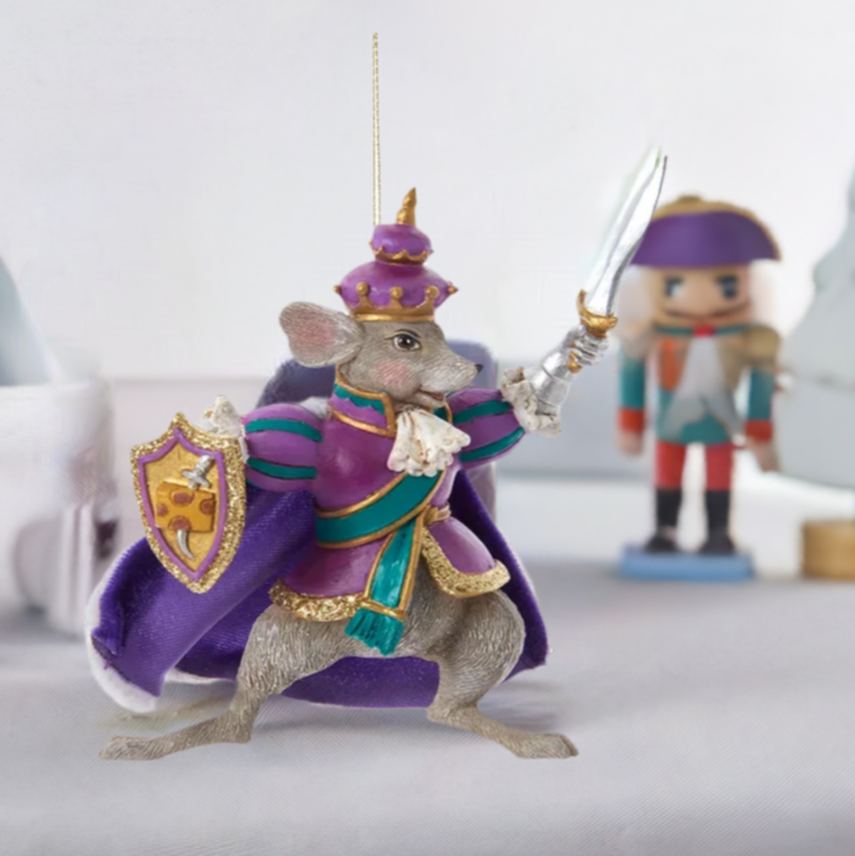 Christmas Cheer All year 5" Mouse King Ornament by Kurt Adler