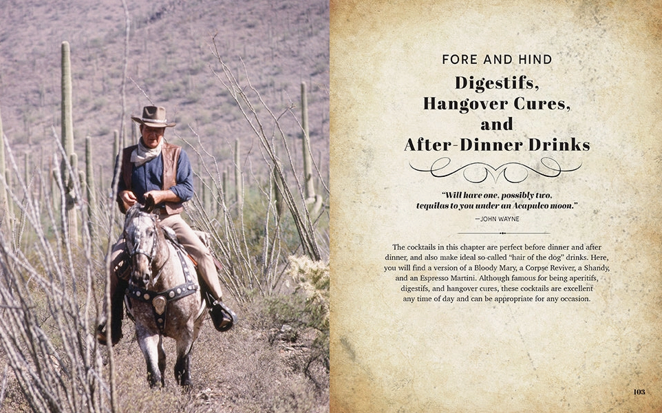 Christmas Cheer All Year John Wayne the Official Cocktail Book for John Wayne fans christmas gift