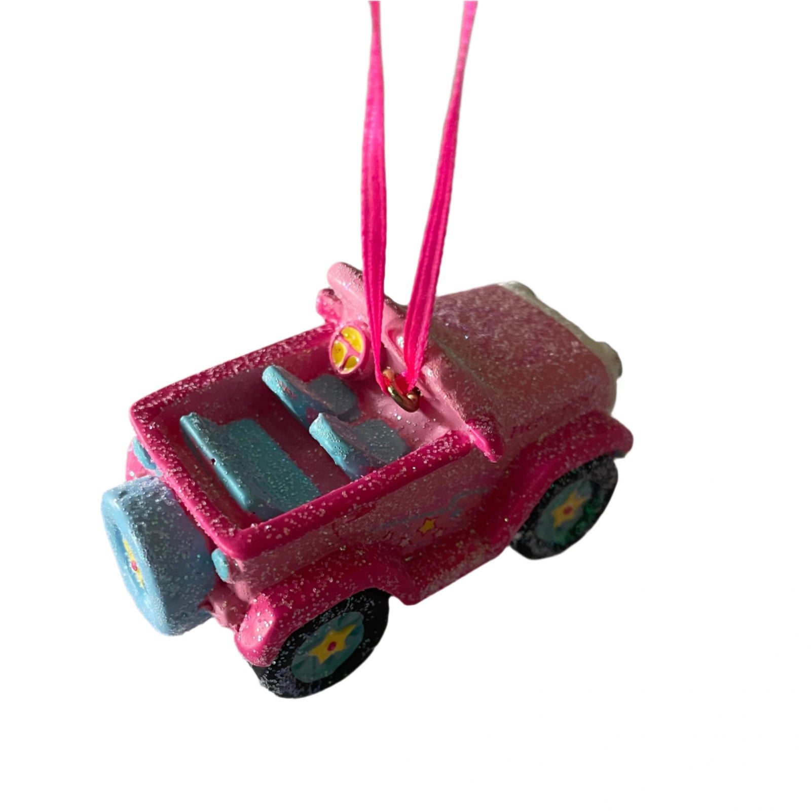 Christmas Cheer All Year Pink Vehicle Ornaments by Kurt Adler