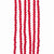 9' Red Wood Beaded Garland for Christmas Tree at Christmas Cheer All Year