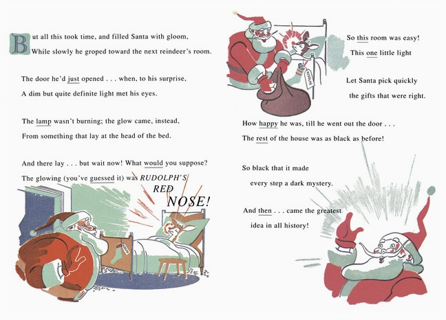 The Canton Christmas Shop Rudolph the red nosed reindeer original book and illustrations 1939 vintage Christmas story