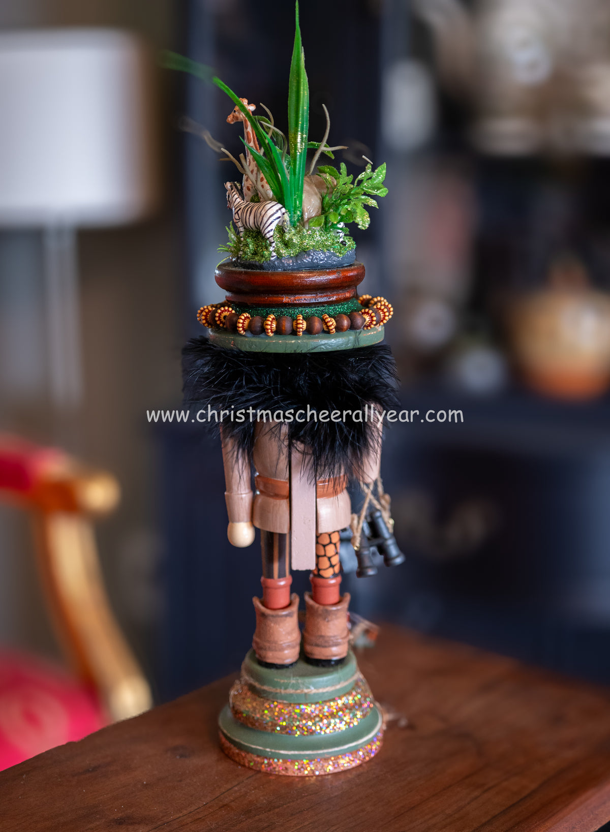 A nutcracker for every season, the Kurt Adler Safari nutcracker available online at Christmas Cheer All Year