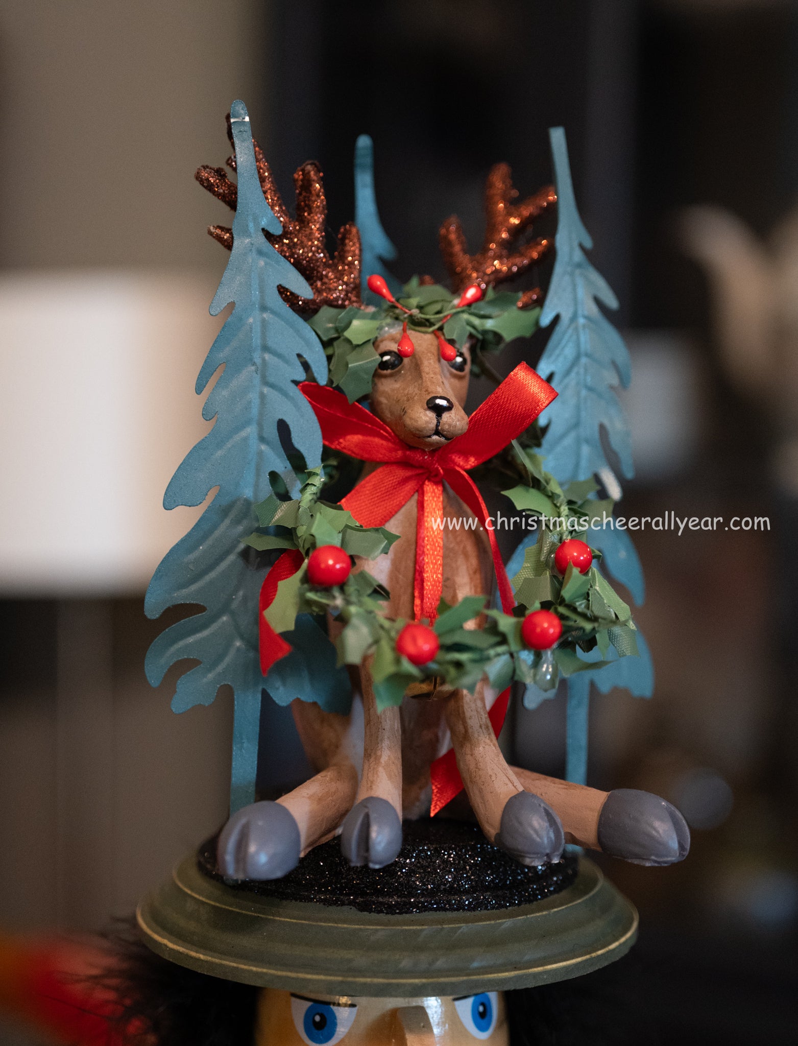 Christmas Cheer All Year Kurt Adler Soldier with Deer Nutcracker