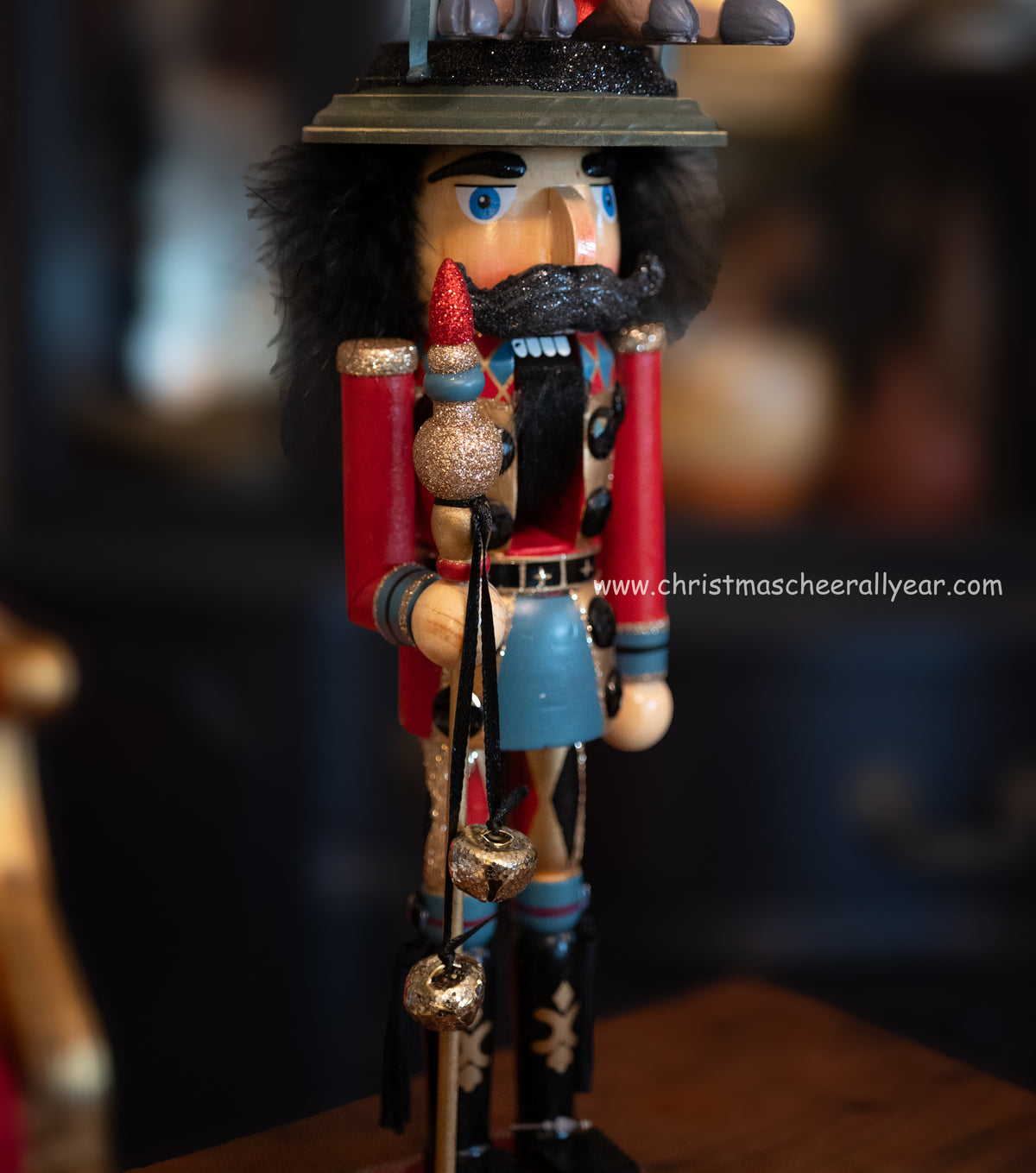 Christmas Cheer All Year Kurt Adler Soldier with Deer Nutcracker