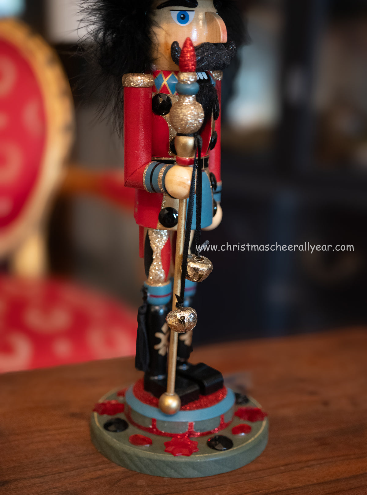 Christmas Cheer All Year Kurt Adler Soldier with Deer Nutcracker