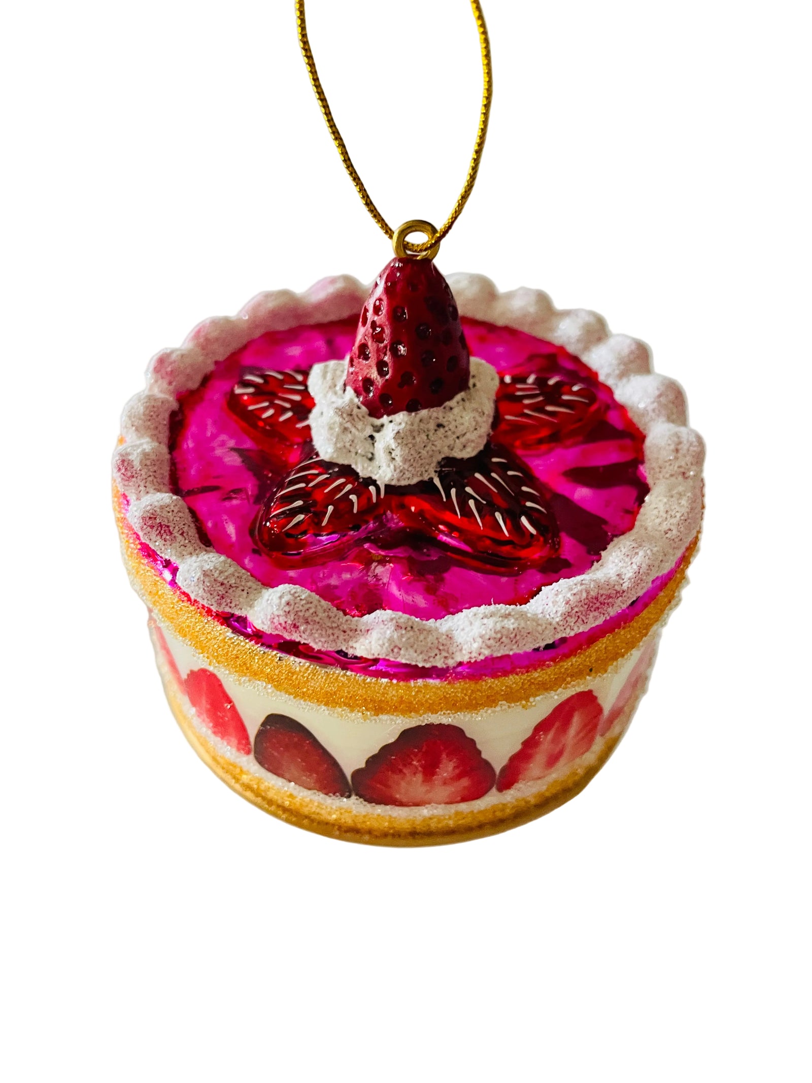 Christmas Cheer All Year Strawberry Trifle Ornament