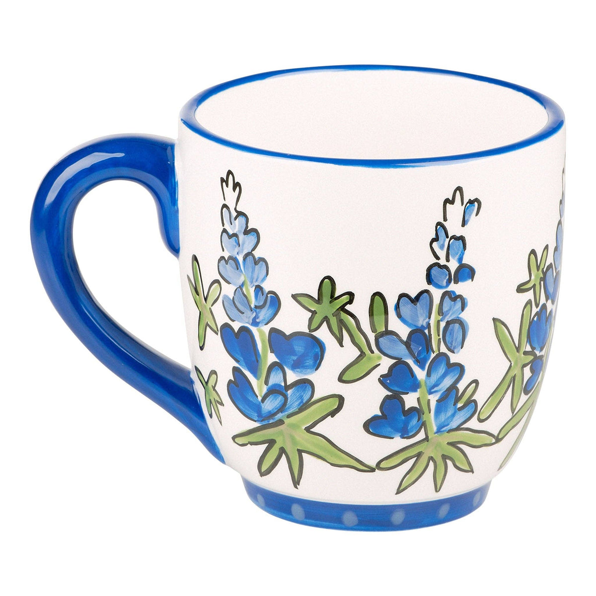 christmas cheer all year Texas Bluebonnet Mug by Glory Haus