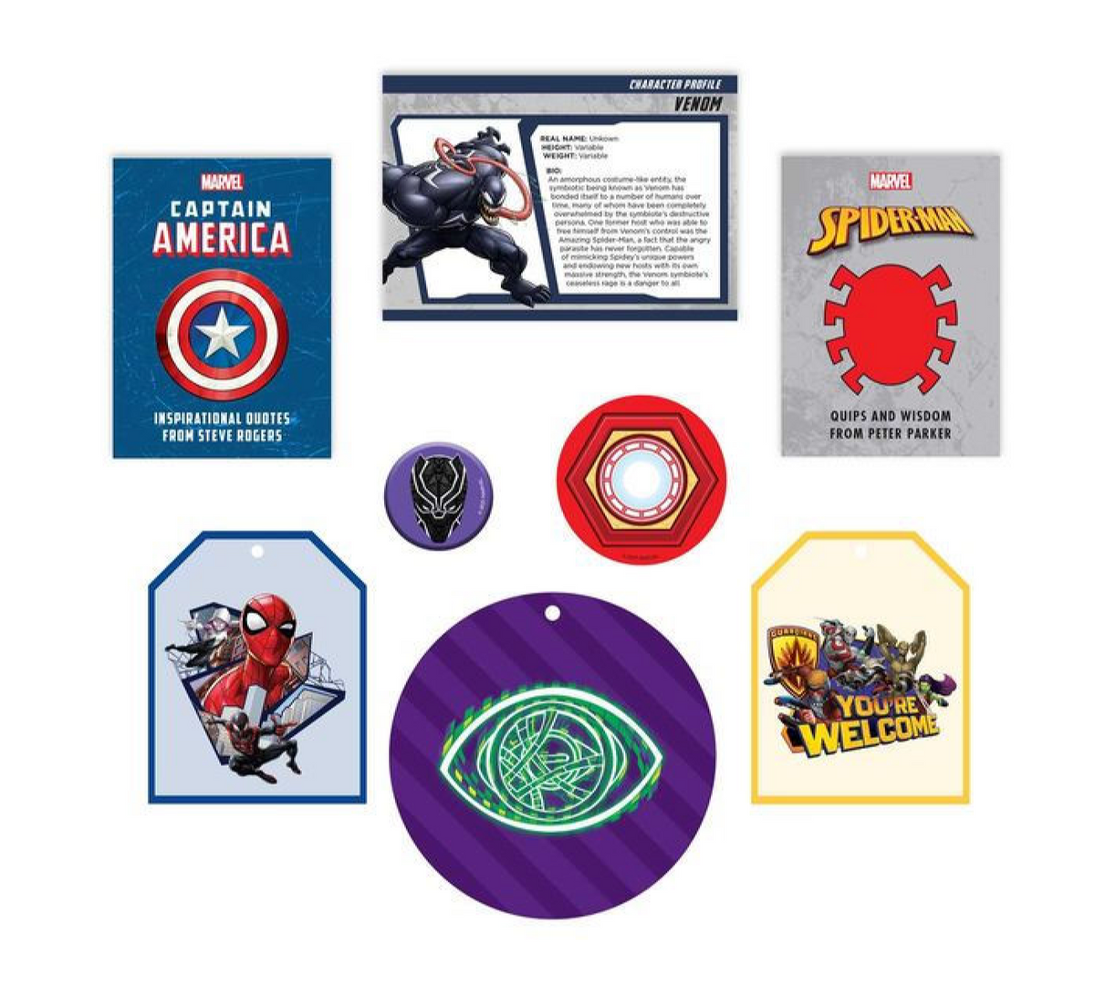 Marvel Advent Calendar with superhero characters on a colorful background Christmas Cheer All Year