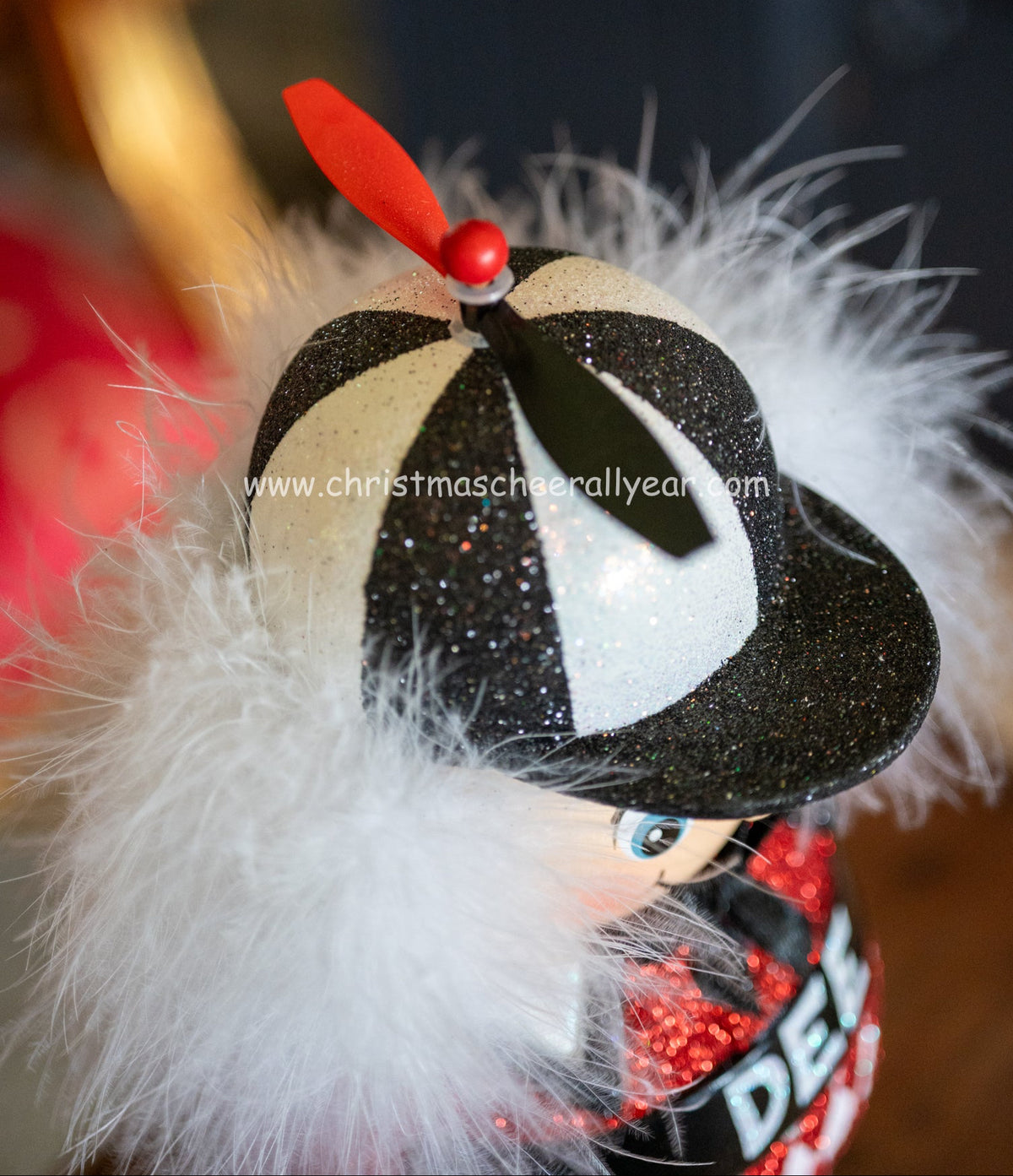 Tweedledee Nutcracker from Alice in Wonderland. Great nutcrackers for all year long available at Christmas Cheer All Year